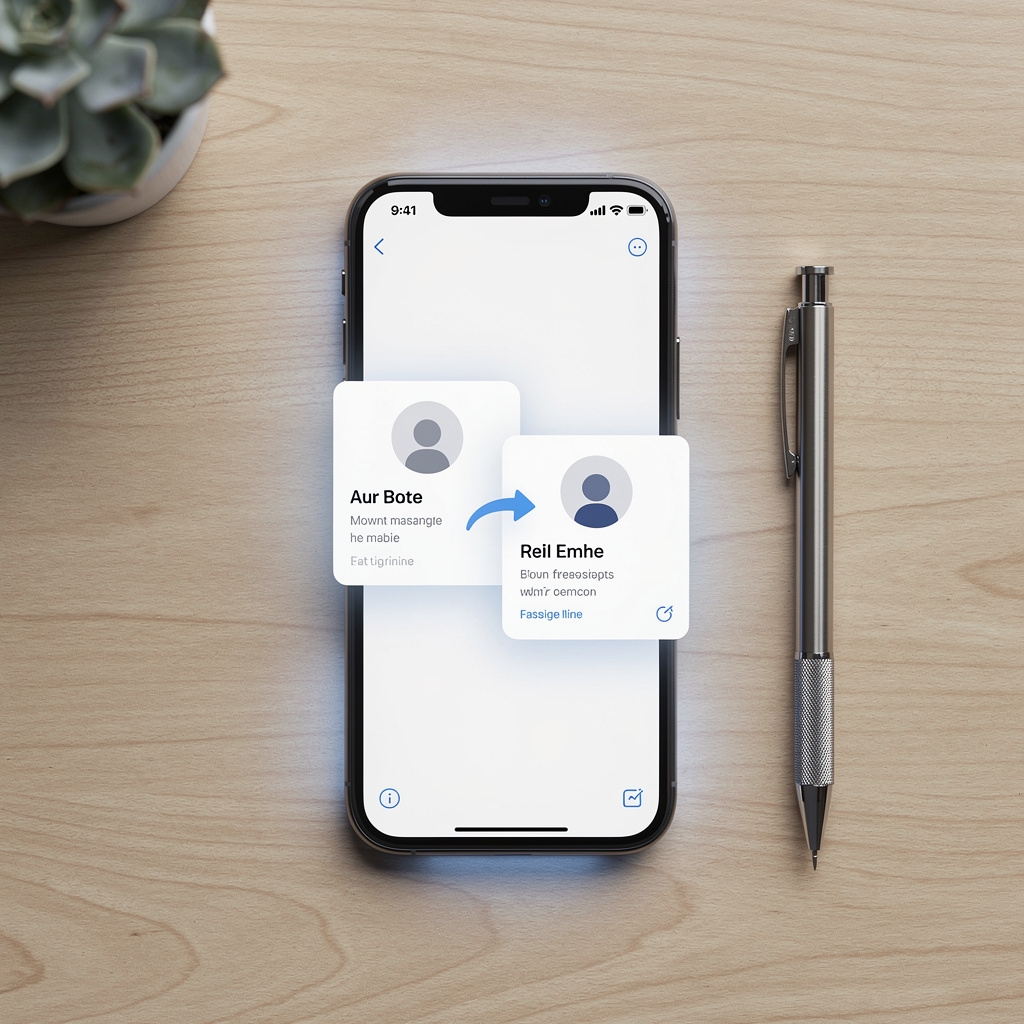 Contact management screen showing duplicate contacts being merged automatically